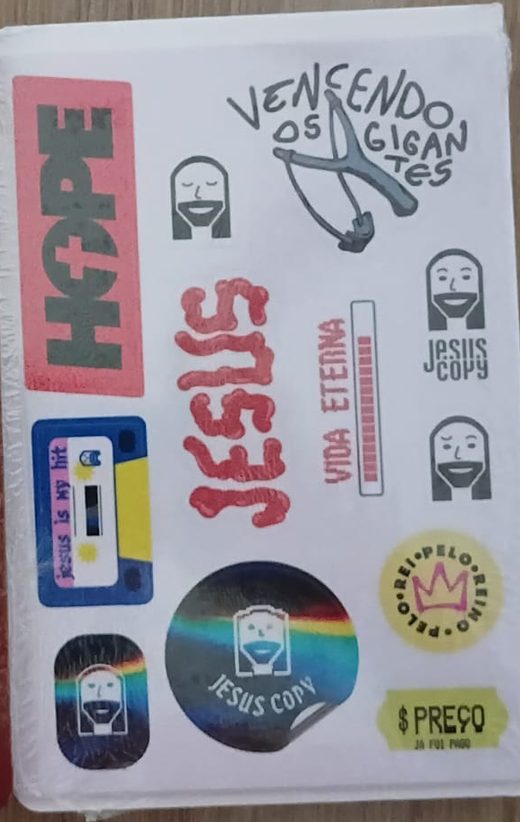 Capa de Bíblia JesusCopy Sticker — NVT
